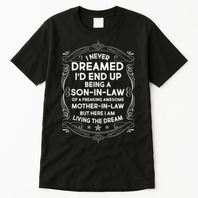Vintage Label Freaking Awesome Mother-In-Law Tall T-Shirt