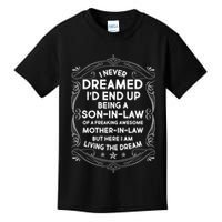 Vintage Label Freaking Awesome Mother-In-Law Kids T-Shirt