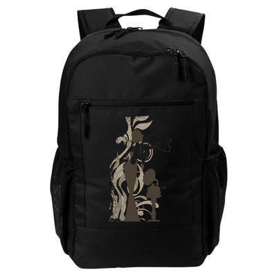 Vintage Lady Smoking Record Player Backpack