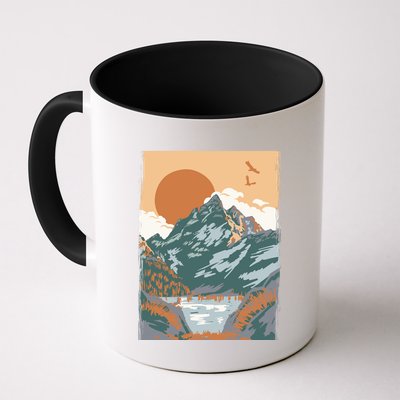 Vintage Landscape Mug