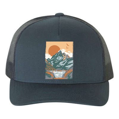 Vintage Landscape Yupoong Adult 5-Panel Trucker Hat