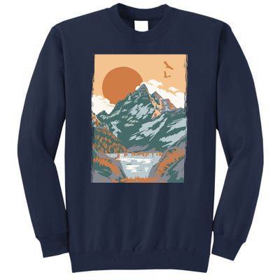 Vintage Landscape Tall Sweatshirt