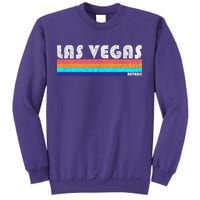 Vintage Las Vegas Nevada Stripe Logo Sweatshirt