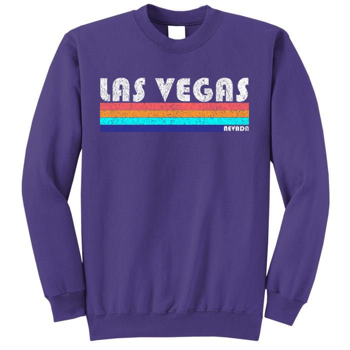 Vintage Las Vegas Nevada Stripe Logo Sweatshirt