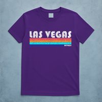Vintage Las Vegas Nevada Stripe Logo T-Shirt