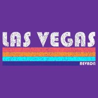 Vintage Las Vegas Nevada Stripe Logo T-Shirt