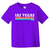 Vintage Las Vegas Nevada Stripe Logo Toddler T-Shirt