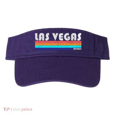 Vintage Las Vegas Nevada Stripe Logo Visor