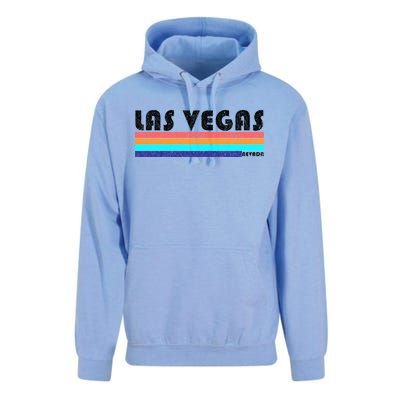 Vintage Las Vegas Nevada Stripe Logo Unisex Surf Hoodie