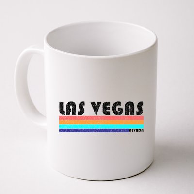 Vintage Las Vegas Nevada Stripe Logo Coffee Mug