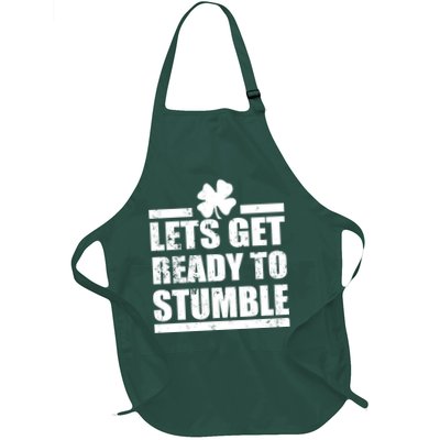 Vintage Let's Get Ready To Stumble Irish Apron