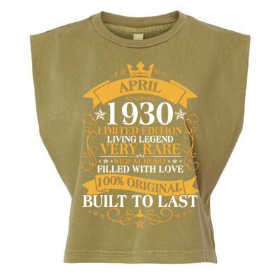 Vintage Limited Edition April 1930 Birthday Garment-Dyed Women's Muscle Tee