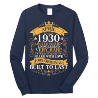 Vintage Limited Edition April 1930 Birthday Long Sleeve Shirt