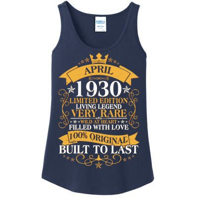 Vintage Limited Edition April 1930 Birthday Ladies Essential Tank