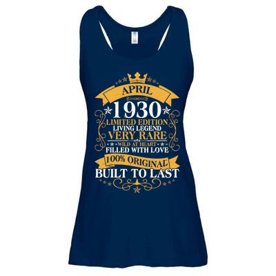 Vintage Limited Edition April 1930 Birthday Ladies Essential Flowy Tank