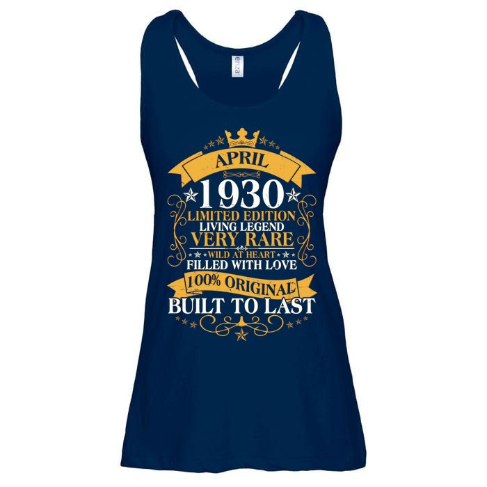 Vintage Limited Edition April 1930 Birthday Ladies Essential Flowy Tank