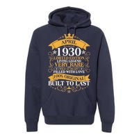 Vintage Limited Edition April 1930 Birthday Premium Hoodie