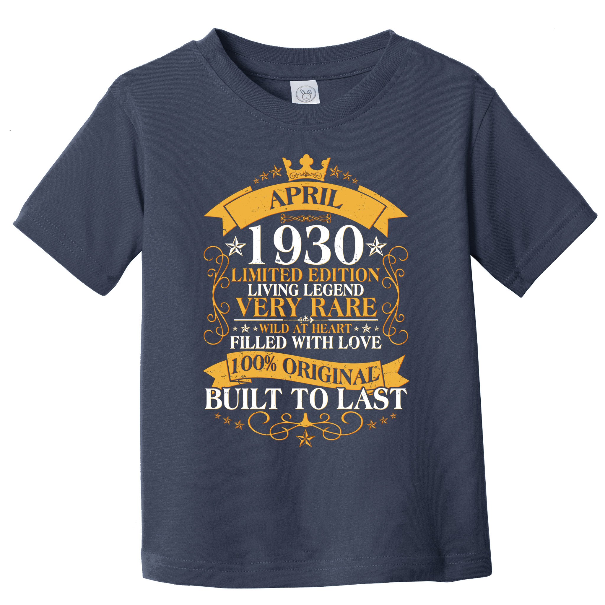 Vintage Limited Edition April 1930 Birthday Toddler T-Shirt