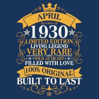 Vintage Limited Edition April 1930 Birthday Toddler T-Shirt