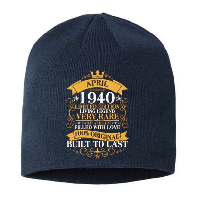 Vintage Limited Edition April 1940 Birthday Sustainable Beanie