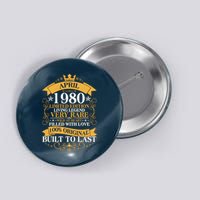  Vintage Limited Edition April 1980 Birthday Button