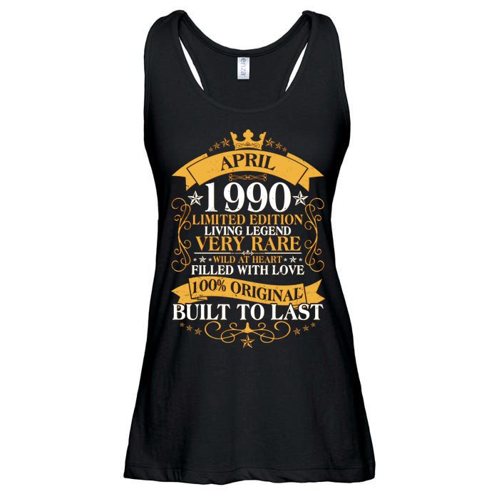 Vintage Limited Edition April 1990 Birthday Ladies Essential Flowy Tank