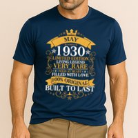 Vintage Limited Edition May 1930 Birthday Performance Shirt