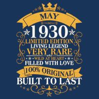 Vintage Limited Edition May 1930 Birthday Performance Shirt