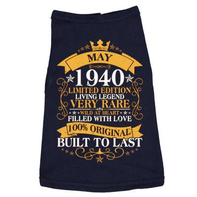  Vintage Limited Edition May 1940 Birthday Doggie Tank