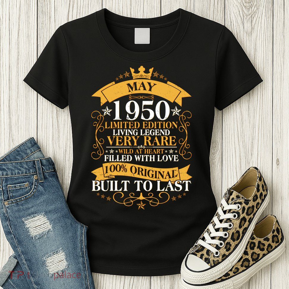 Vintage Limited Edition May 1950 Birthday Women's T-Shirt