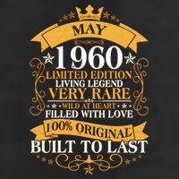 Vintage Limited Edition May 1960 Birthday Hat