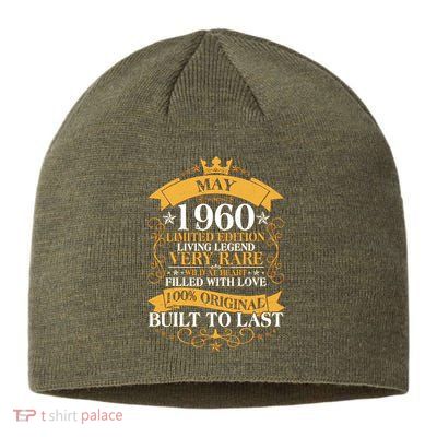 Vintage Limited Edition May 1960 Birthday Sustainable Beanie