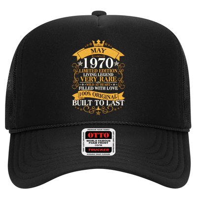 Vintage Limited Edition May 1970 Birthday Trucker Hat