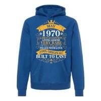 Vintage Limited Edition May 1970 Birthday Premium Hoodie