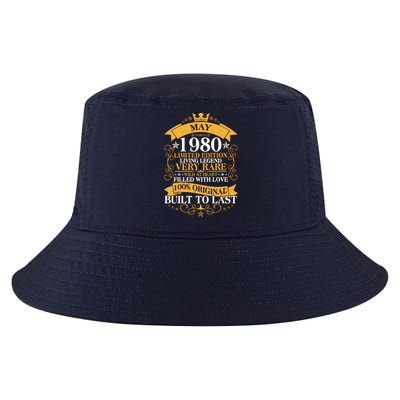 Vintage Limited Edition May 1980 Birthday Cool Comfort Performance Bucket Hat