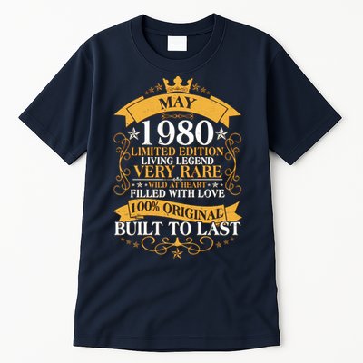 Vintage Limited Edition May 1980 Birthday Tall T-Shirt