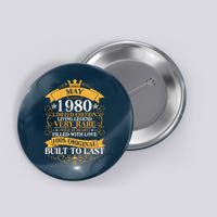 Vintage Limited Edition May 1980 Birthday Button
