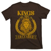 Vintage Lion Kings Are Born In December T-Shirt