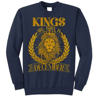 Vintage Lion Kings Are Born In December Sweatshirt