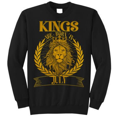 Vintage Lion Kings Are Born In July Sweatshirt