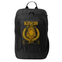 Vintage Lion Kings Are Born In July City Backpack