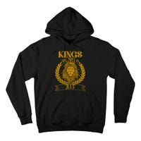 Vintage Lion Kings Are Born In July Tall Hoodie