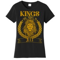 Vintage Lion Kings Are Born In July Women's T-Shirt