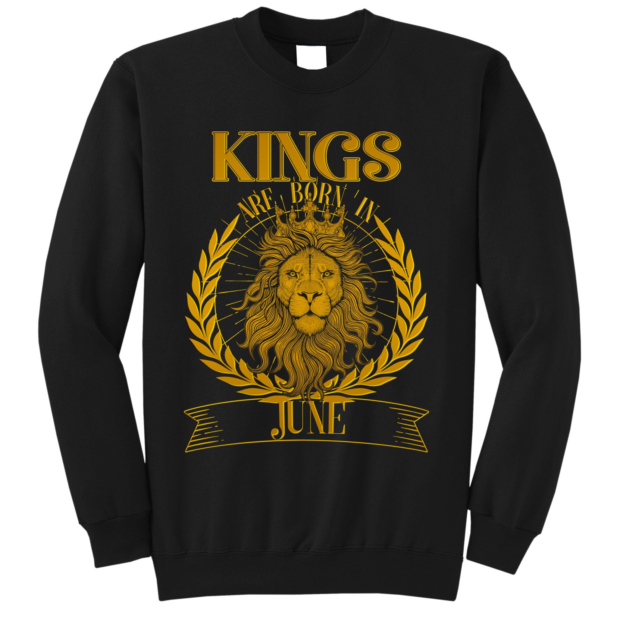 Vintage Lion Kings Are Born In June Sweatshirt