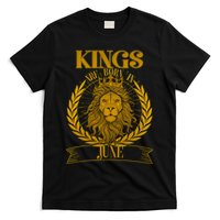 Vintage Lion Kings Are Born In June T-Shirt