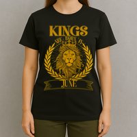 Vintage Lion Kings Are Born In June T-Shirt