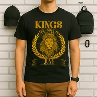 Vintage Lion Kings Are Born In June T-Shirt