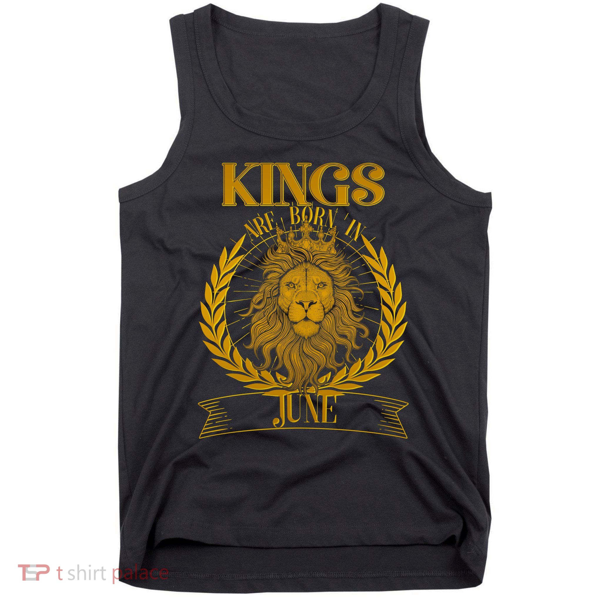 Vintage Lion Kings Are Born In June Tank Top