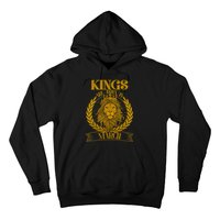 Vintage Lion Kings Are Born In March Hoodie