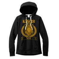 Vintage Lion Kings Are Born In May Women's Fleece Hoodie